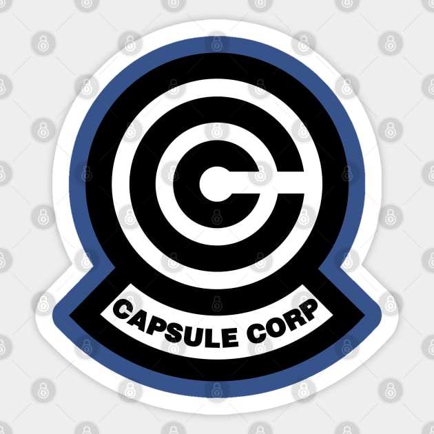 FanMade. Capsule Corp. Logo. Sticker by FanMade